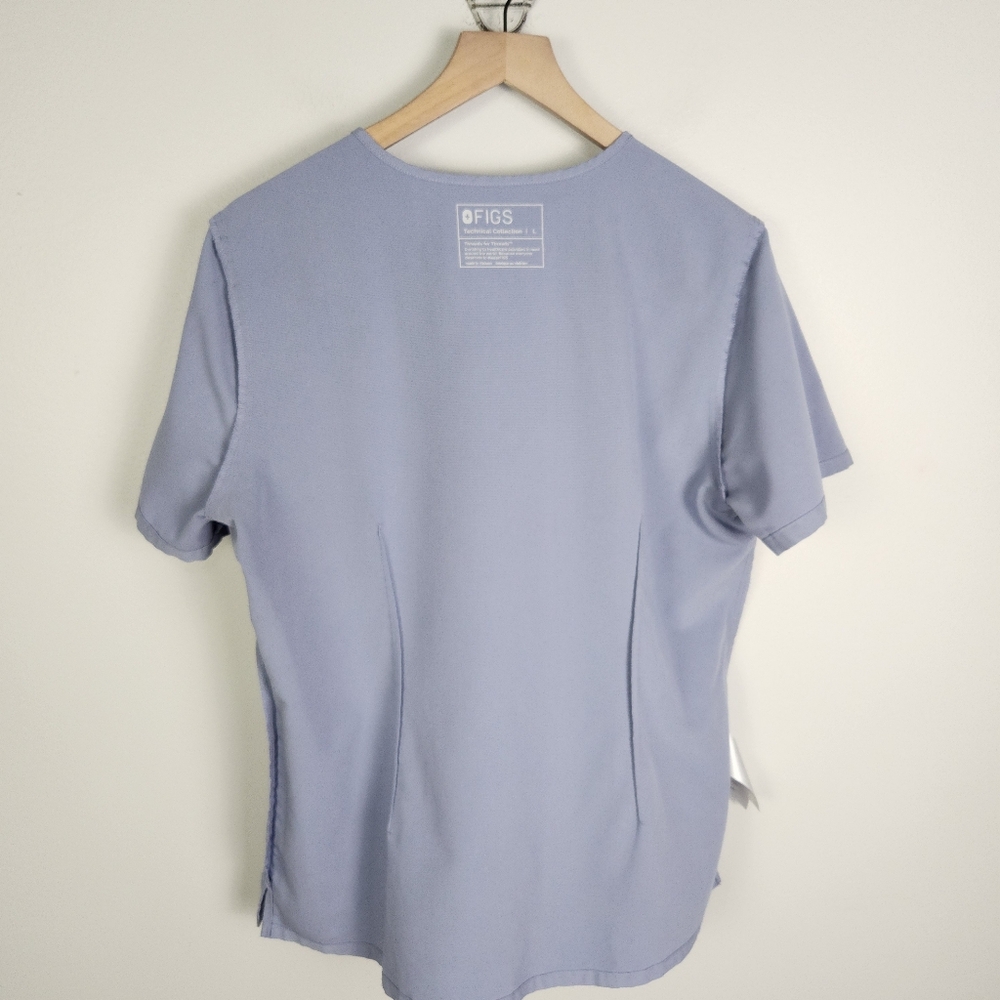 FIGS Women's Technical Collection Catarina One-Pocket Scrub Top Size L EUC #719 - Picture 7 of 10